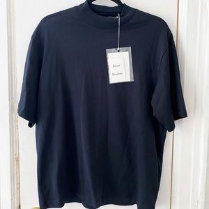 Acne Studios Mock Neck Oversized T-Shirt